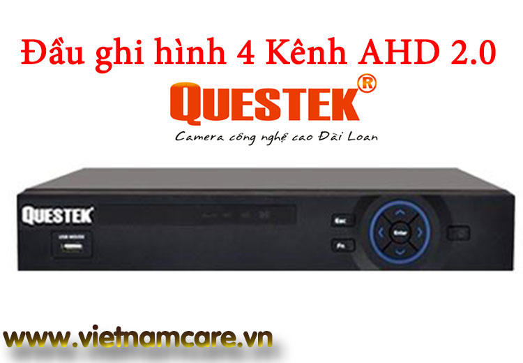 Đầu ghi hình 4 kênh AHD 2.0 QUESTEK Eco-6104AHD 2.0