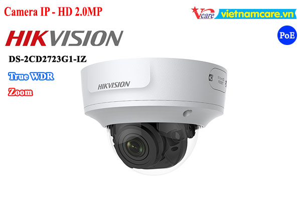 Camera IP Dome hồng ngoại 2.0 Megapixel HIKVISION DS-2CD2723G1-IZ