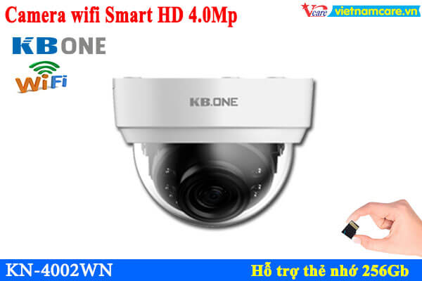 Camera IP Wifi Dome 4.0MP KBONE KN-4002WN