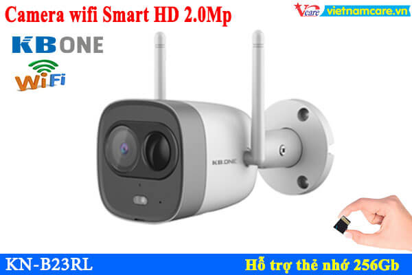 Camera wifi ngoài trời 2MP tích hợp PIR KBONE KN-B23RL