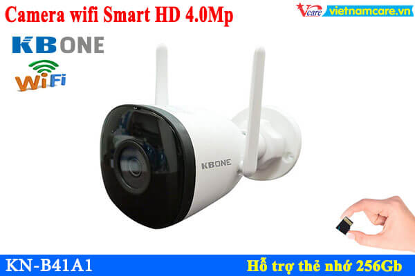 Camera Wifi 4MP thân cố định ngoài trời KBONE KN-B41A1