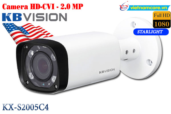 Camera hồng ngoại 2.0 Megapixel KBVISION KX-S2005C4