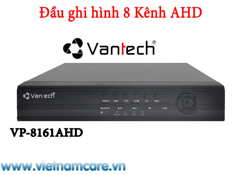 Đầu ghi hình AHD 8 kênh VANTECH VP-8161AHD