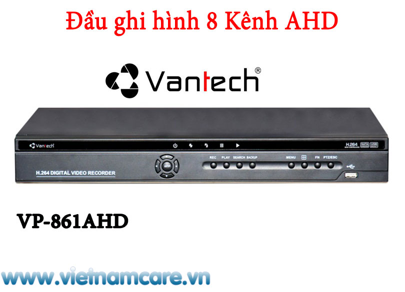 Đầu ghi hình AHD 8 kênh VANTECH VP-861AHD